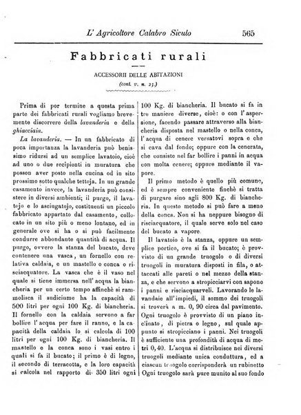 L'agricoltore calabro siculo giornale di agricoltura pratica