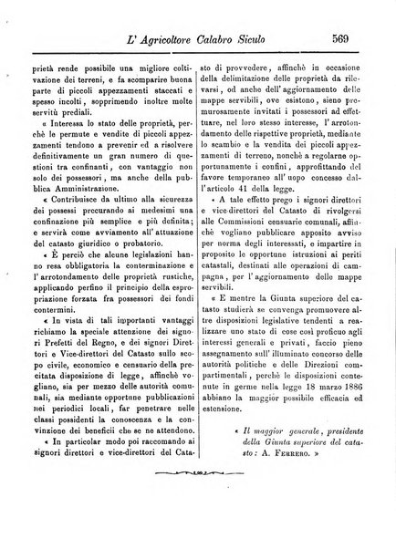 L'agricoltore calabro siculo giornale di agricoltura pratica