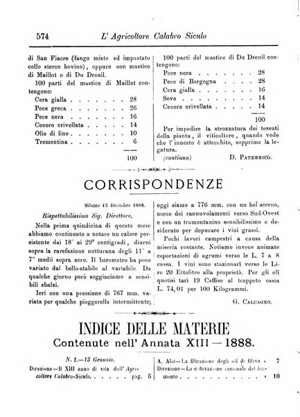 L'agricoltore calabro siculo giornale di agricoltura pratica