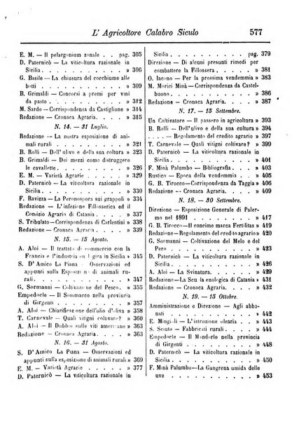 L'agricoltore calabro siculo giornale di agricoltura pratica