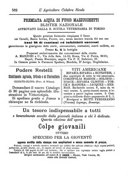 L'agricoltore calabro siculo giornale di agricoltura pratica