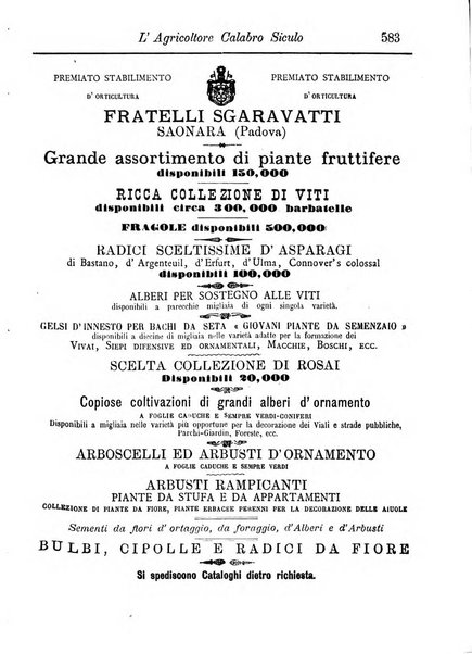 L'agricoltore calabro siculo giornale di agricoltura pratica