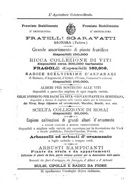 L'agricoltore calabro siculo giornale di agricoltura pratica