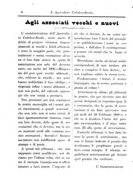 L'agricoltore calabro siculo giornale di agricoltura pratica