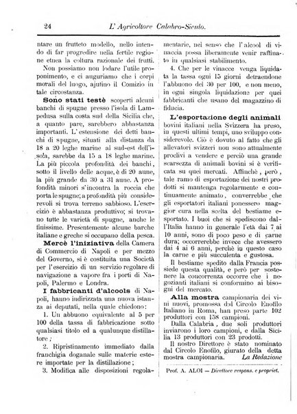 L'agricoltore calabro siculo giornale di agricoltura pratica