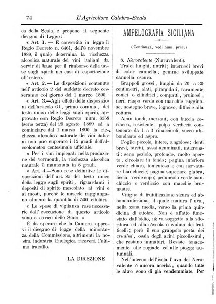 L'agricoltore calabro siculo giornale di agricoltura pratica