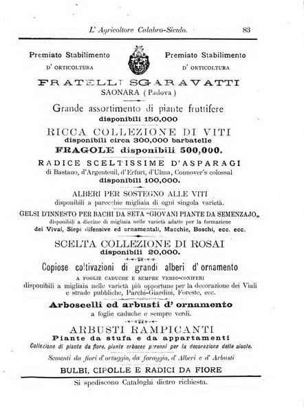 L'agricoltore calabro siculo giornale di agricoltura pratica