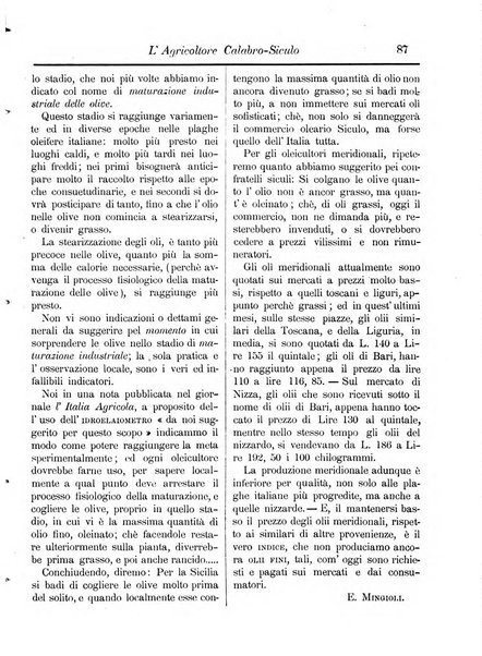 L'agricoltore calabro siculo giornale di agricoltura pratica