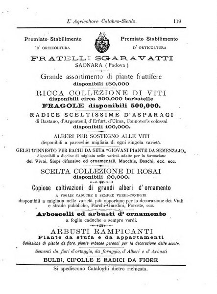 L'agricoltore calabro siculo giornale di agricoltura pratica