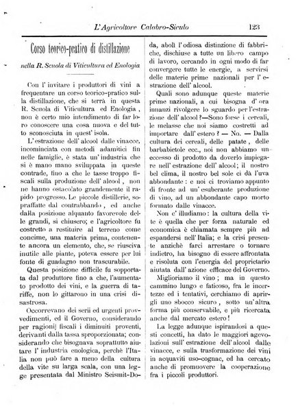 L'agricoltore calabro siculo giornale di agricoltura pratica