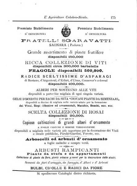 L'agricoltore calabro siculo giornale di agricoltura pratica