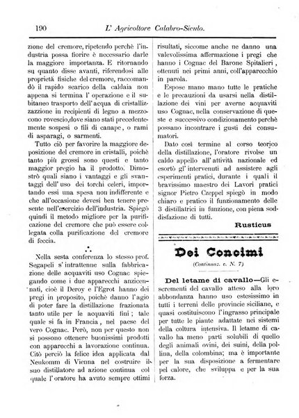 L'agricoltore calabro siculo giornale di agricoltura pratica