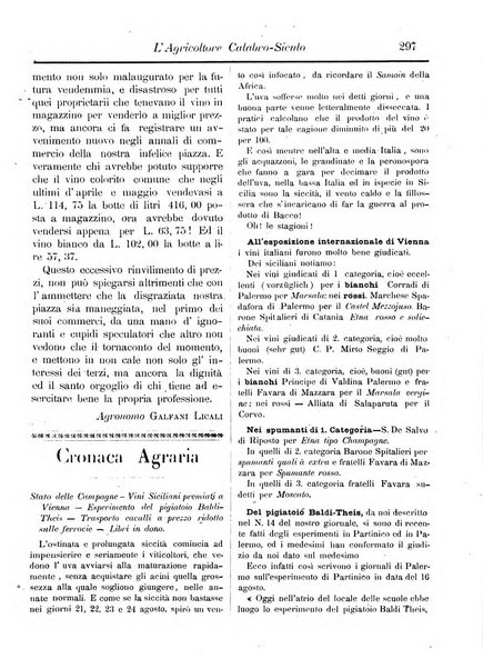 L'agricoltore calabro siculo giornale di agricoltura pratica