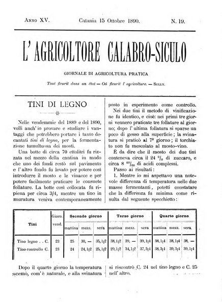 L'agricoltore calabro siculo giornale di agricoltura pratica