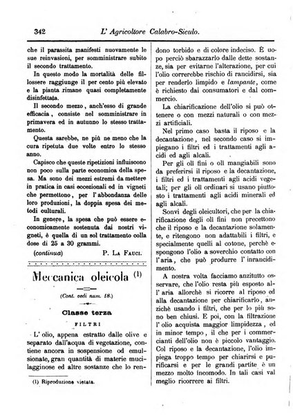 L'agricoltore calabro siculo giornale di agricoltura pratica