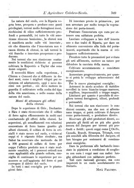 L'agricoltore calabro siculo giornale di agricoltura pratica