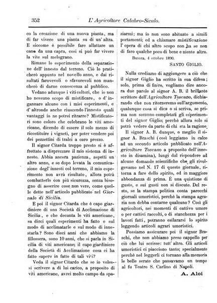 L'agricoltore calabro siculo giornale di agricoltura pratica