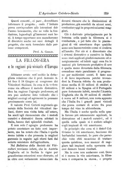 L'agricoltore calabro siculo giornale di agricoltura pratica