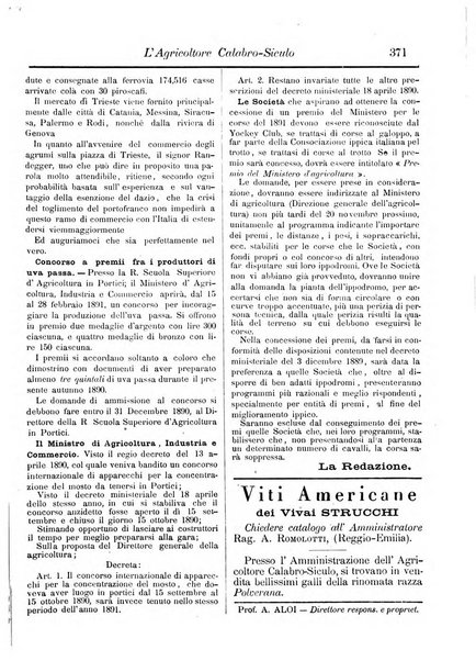 L'agricoltore calabro siculo giornale di agricoltura pratica