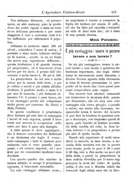 L'agricoltore calabro siculo giornale di agricoltura pratica