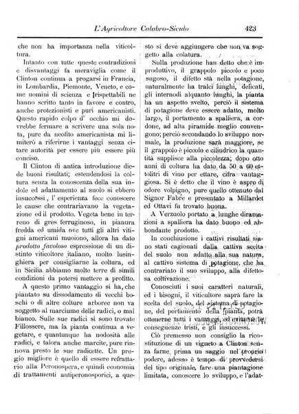 L'agricoltore calabro siculo giornale di agricoltura pratica