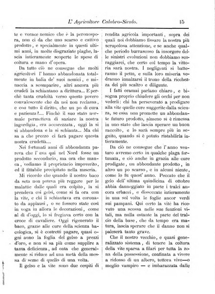 L'agricoltore calabro siculo giornale di agricoltura pratica