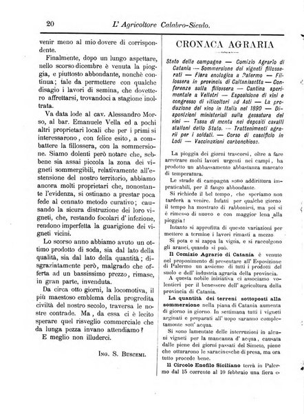 L'agricoltore calabro siculo giornale di agricoltura pratica