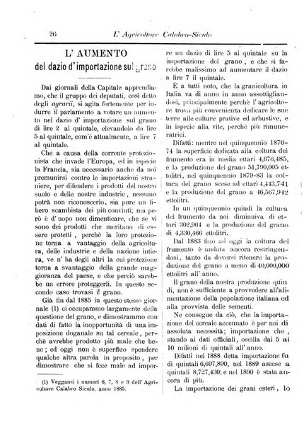 L'agricoltore calabro siculo giornale di agricoltura pratica