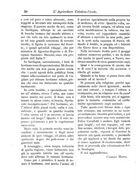 L'agricoltore calabro siculo giornale di agricoltura pratica