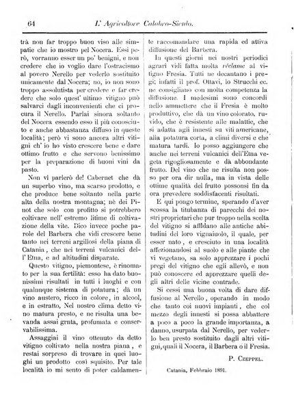 L'agricoltore calabro siculo giornale di agricoltura pratica