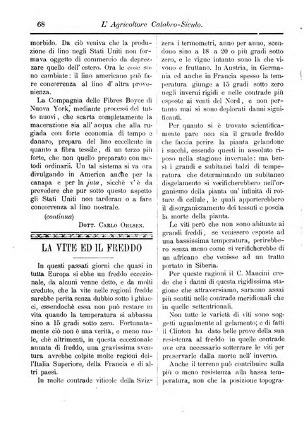 L'agricoltore calabro siculo giornale di agricoltura pratica