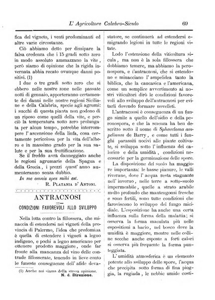 L'agricoltore calabro siculo giornale di agricoltura pratica