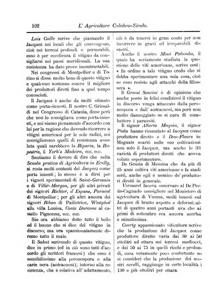 L'agricoltore calabro siculo giornale di agricoltura pratica