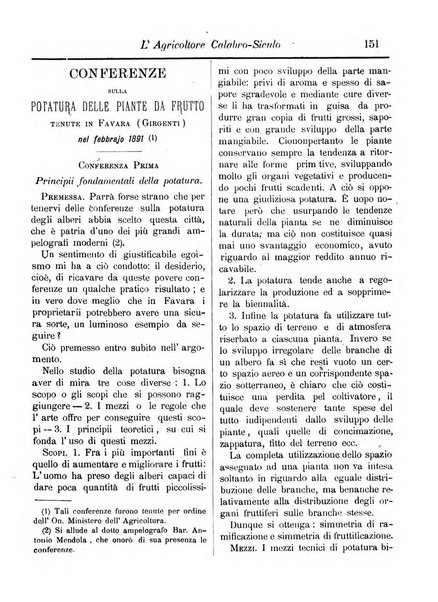 L'agricoltore calabro siculo giornale di agricoltura pratica