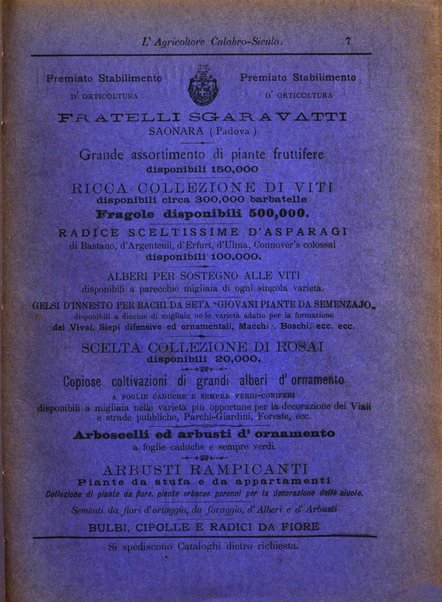 L'agricoltore calabro siculo giornale di agricoltura pratica