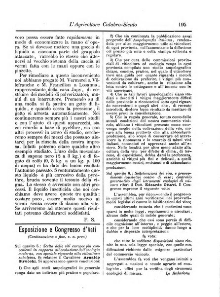 L'agricoltore calabro siculo giornale di agricoltura pratica