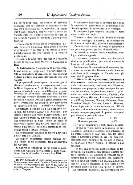 L'agricoltore calabro siculo giornale di agricoltura pratica