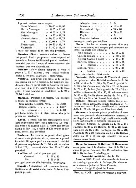 L'agricoltore calabro siculo giornale di agricoltura pratica