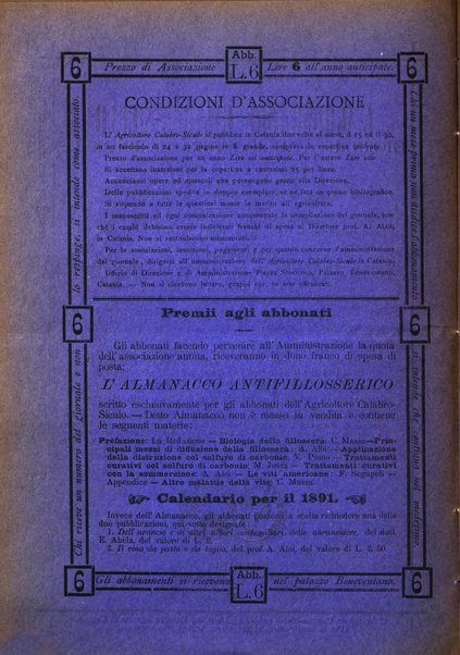 L'agricoltore calabro siculo giornale di agricoltura pratica