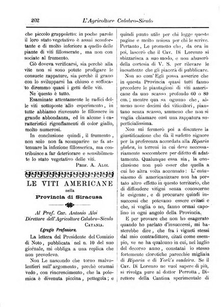 L'agricoltore calabro siculo giornale di agricoltura pratica