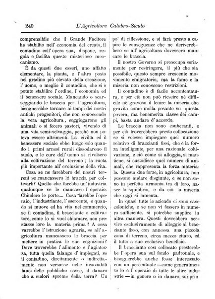 L'agricoltore calabro siculo giornale di agricoltura pratica