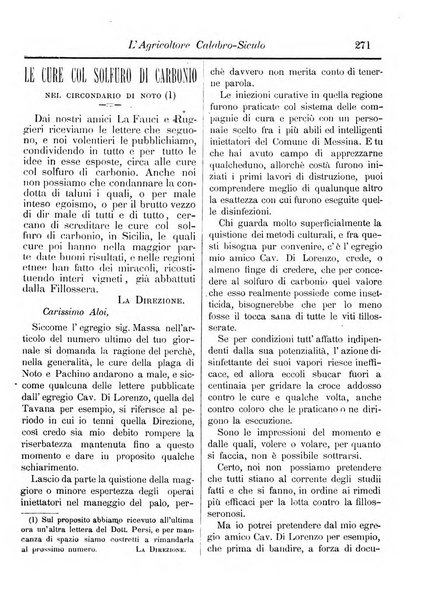 L'agricoltore calabro siculo giornale di agricoltura pratica