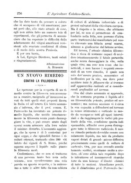 L'agricoltore calabro siculo giornale di agricoltura pratica