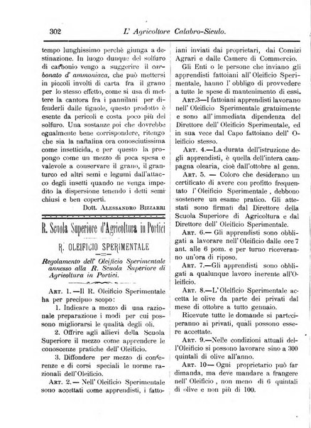 L'agricoltore calabro siculo giornale di agricoltura pratica