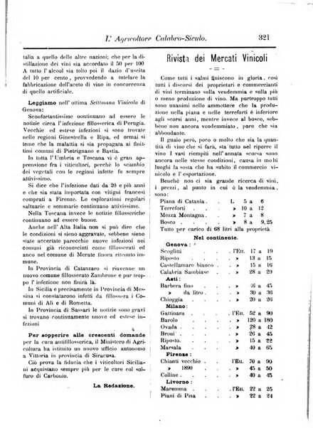 L'agricoltore calabro siculo giornale di agricoltura pratica