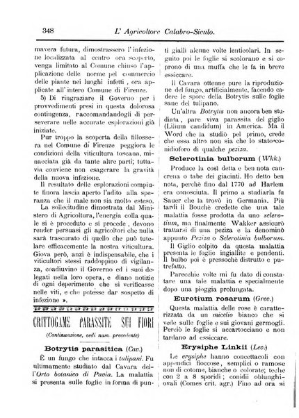 L'agricoltore calabro siculo giornale di agricoltura pratica