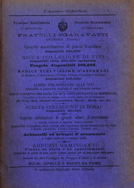 L'agricoltore calabro siculo giornale di agricoltura pratica