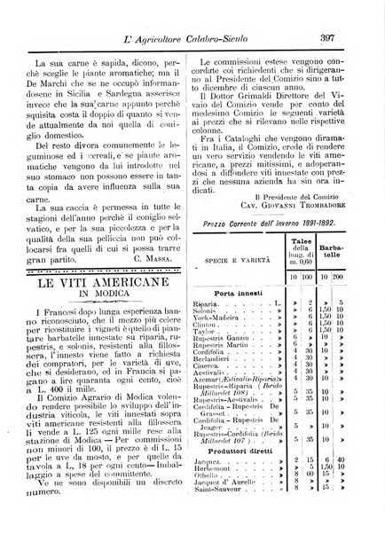 L'agricoltore calabro siculo giornale di agricoltura pratica