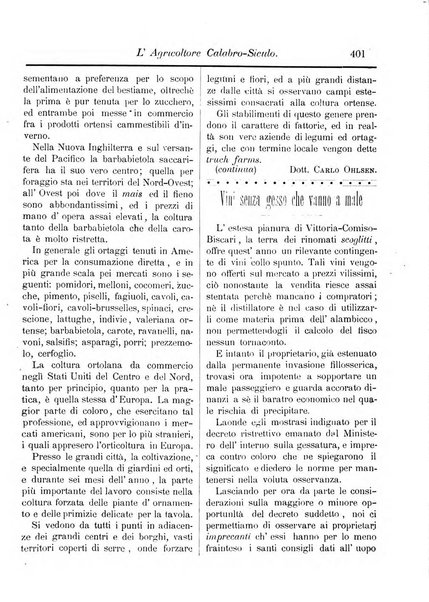 L'agricoltore calabro siculo giornale di agricoltura pratica