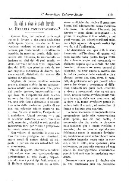 L'agricoltore calabro siculo giornale di agricoltura pratica